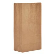 GENERAL Paper Bags, 50 lbs Cap., #5, 5.25"w x 3.44"d x 10.94"h, Kraft, PK500 30905